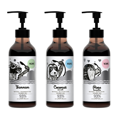 YOPE シャワージェル 雲南中国茶 400ml